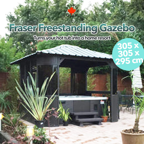 Fraser Gazebo 10ft x 10ft - Coffee